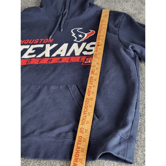 Houston Texans Football Hoodie Men Sz L NFL Team Apparel AFC Casual Sportswear - Picture 4 of 10